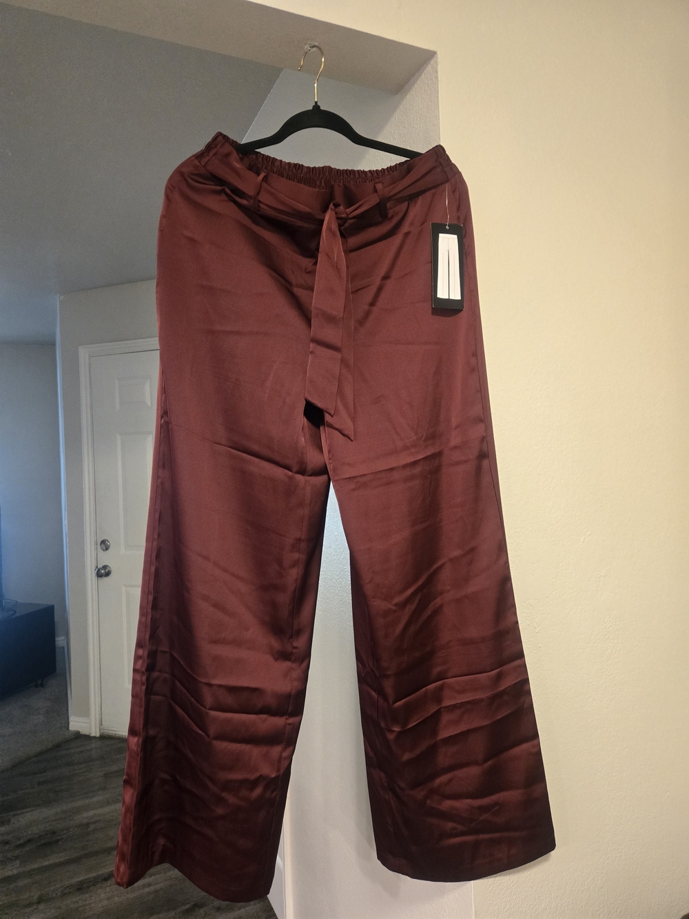 A New Day Women's High-Rise Wide Leg Trousers Red